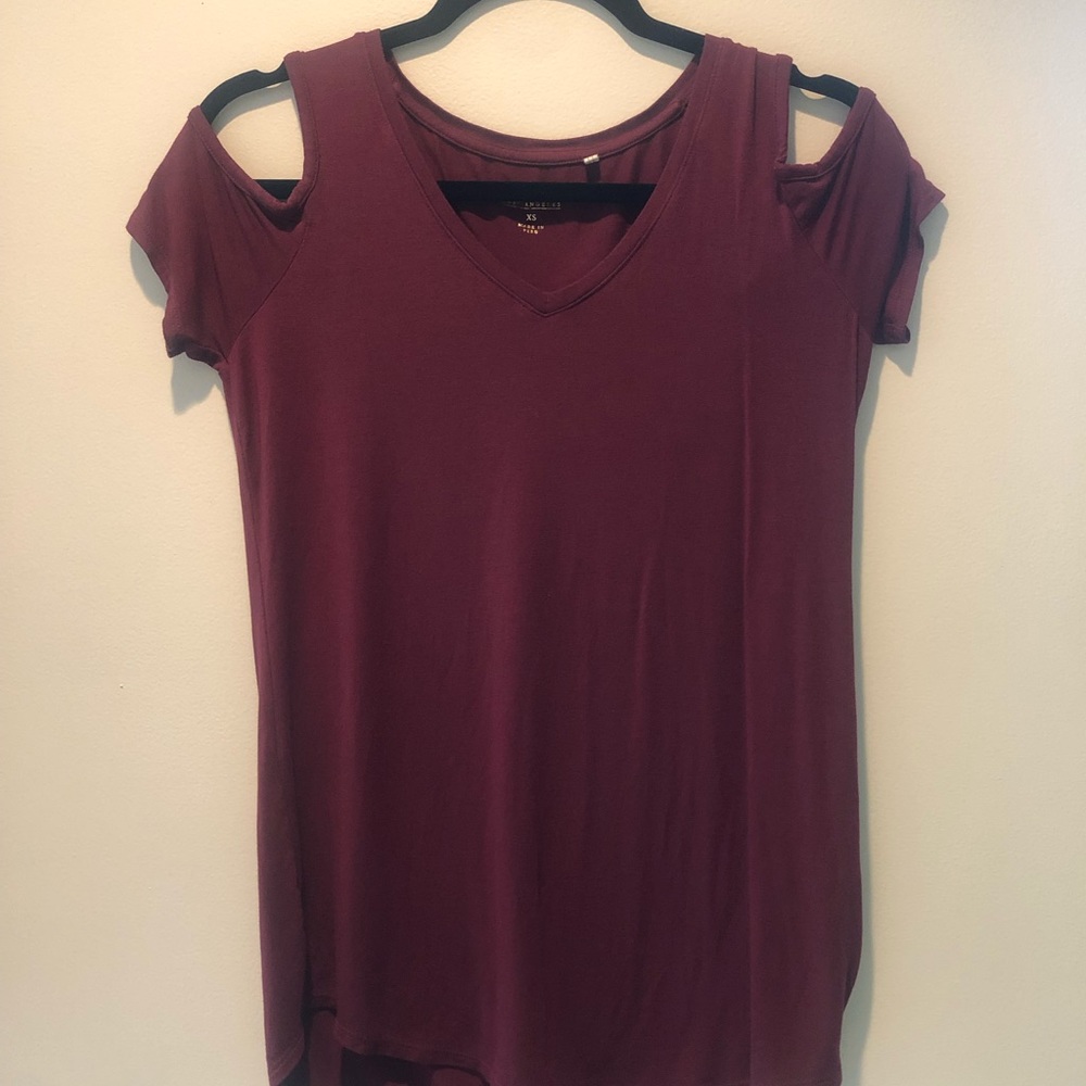 Cold shoulder t-shirt